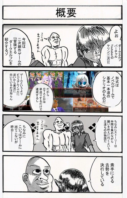 【冒険するダークエルフ紹介四コマ漫画】
#ケリン
#ケリンの絵 