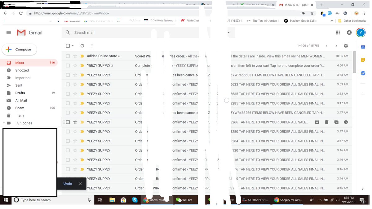 shojaijian's tweet image. Over 20+ Yeezy 7000 waverunner. Manually cook the most pairs....
Bot: @ANB_AIO @Splashforcebot 
Proxies: @Soleproxy @jeru035 @coppedproxies 
Thank you for alert in 3AM @PiranhaHQ  and free res proxy from @Soleproxy