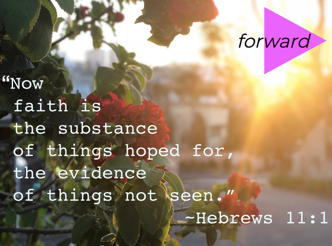 um_forward's tweet photo. “Now faith is the substance of things hoped for, the evidence of things not seen.” ~Hebrews 11:1 #UMForward 
#TheSimplePlan 
#CalledOut 
#ForwardWithFaith 
#ForwardWithJustice 
#ForwardWithEveryoneBorn 
#UMC
https://t.co/vVaJy43TSX https://t.co/GoAxXrT85s