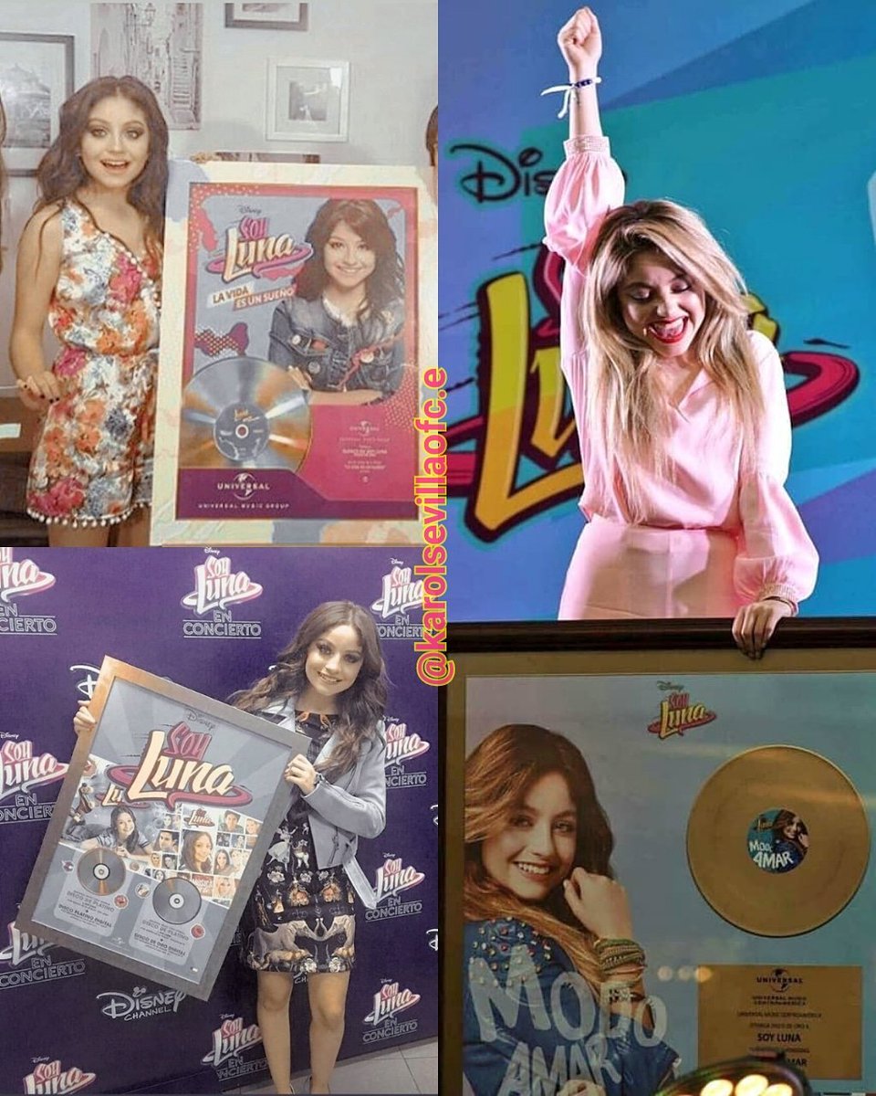 Karolista Magali Ella Gano El Disco De Oro De Soy Luna Hoy En Costa Rica Felicidades Mi Reina Sos La Mejor Del Mundo Te Adoro Muchisimo Karolsevilla Karolsevilla Karolsevilla