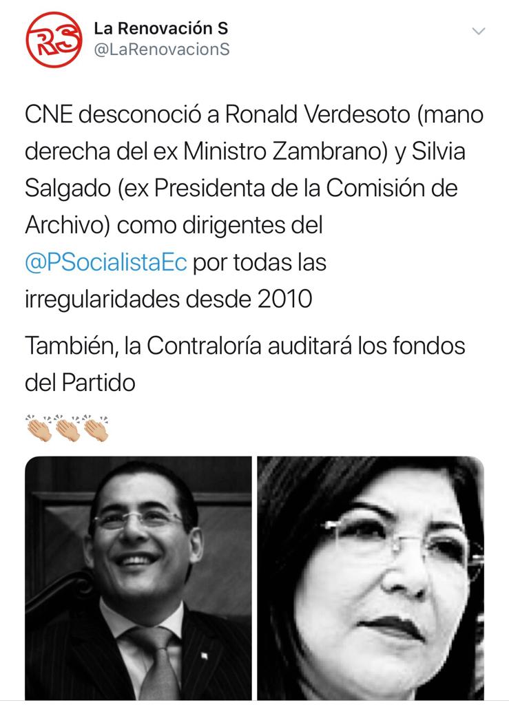 LojaPSE17's tweet photo. Es una vergüenza sin tamaño que @EAyalaMora y sus súbditos quieran tomarse el @PSocialistaEc por asalto.
El #Ecuador es un país democrático donde las leyes se respetan.
No dejaremos que se implante una dictadura solapada.
@cnegobec
@RonaldVerdesoto https://t.co/iIJSY1KfNg