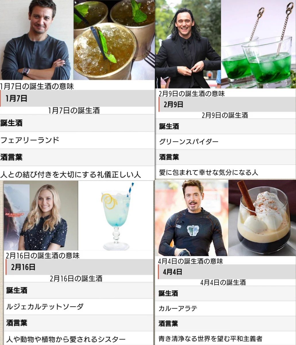 ああ〜、なんてステキな言葉、誕生酒！毎日が酒浸りwあなたの誕生酒はなんですか？