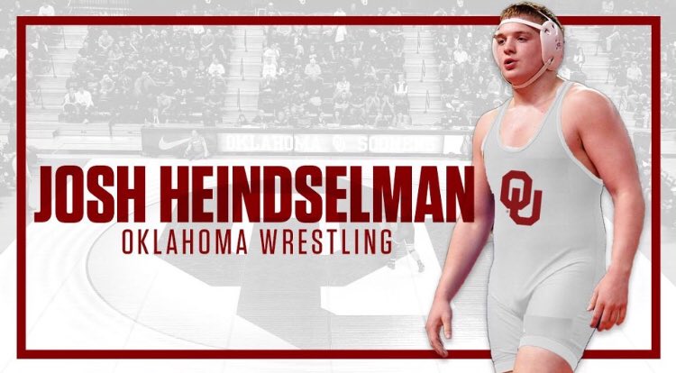 WHeindselman's tweet photo. Tell this big guy congratulations!!! He’s decided to 1-up me and be a D1 commit! OU got a stud! #boomersooner https://t.co/lojNcm6uvJ