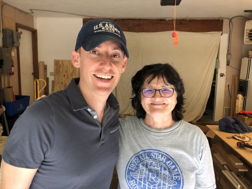 JasonKander's tweet photo. Just knocked on the door of the woman who bested @MayorSlyJames in the race for 8th grade class president. She voted for him for mayor though! #Kander4KC https://t.co/SQOkkvXXfO