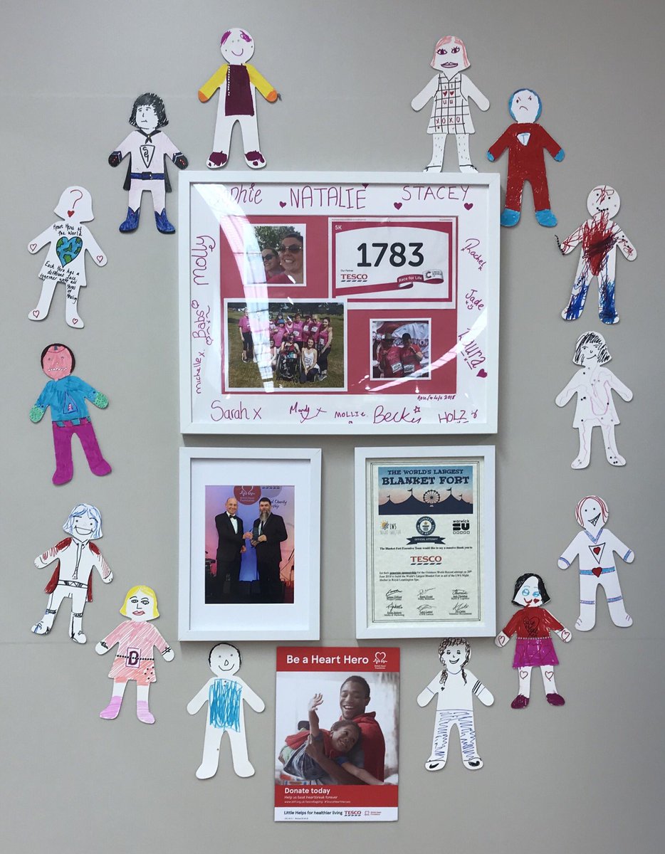 therealgerald73's tweet photo. @TescoLSPAMetro would love to thanks all of the people who designed a  #TescoHeartHeroes they will be up in store all week @TheBHF @Tesco_Midlands #loveleam #beahearthero https://t.co/AJEVQtNyIT
