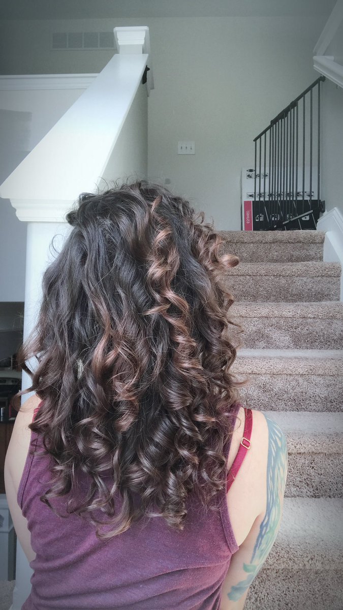 LadyDevann's tweet image. Feeling good about my curls today :)

I get a lot of curly girls asking what products I use, I use @devacurl low-poo and one decadence conditioner, be-leave in curl plumper, volumizing foam, and heavy duty gel. 
When I want to go light on products i just use wave maker cream.