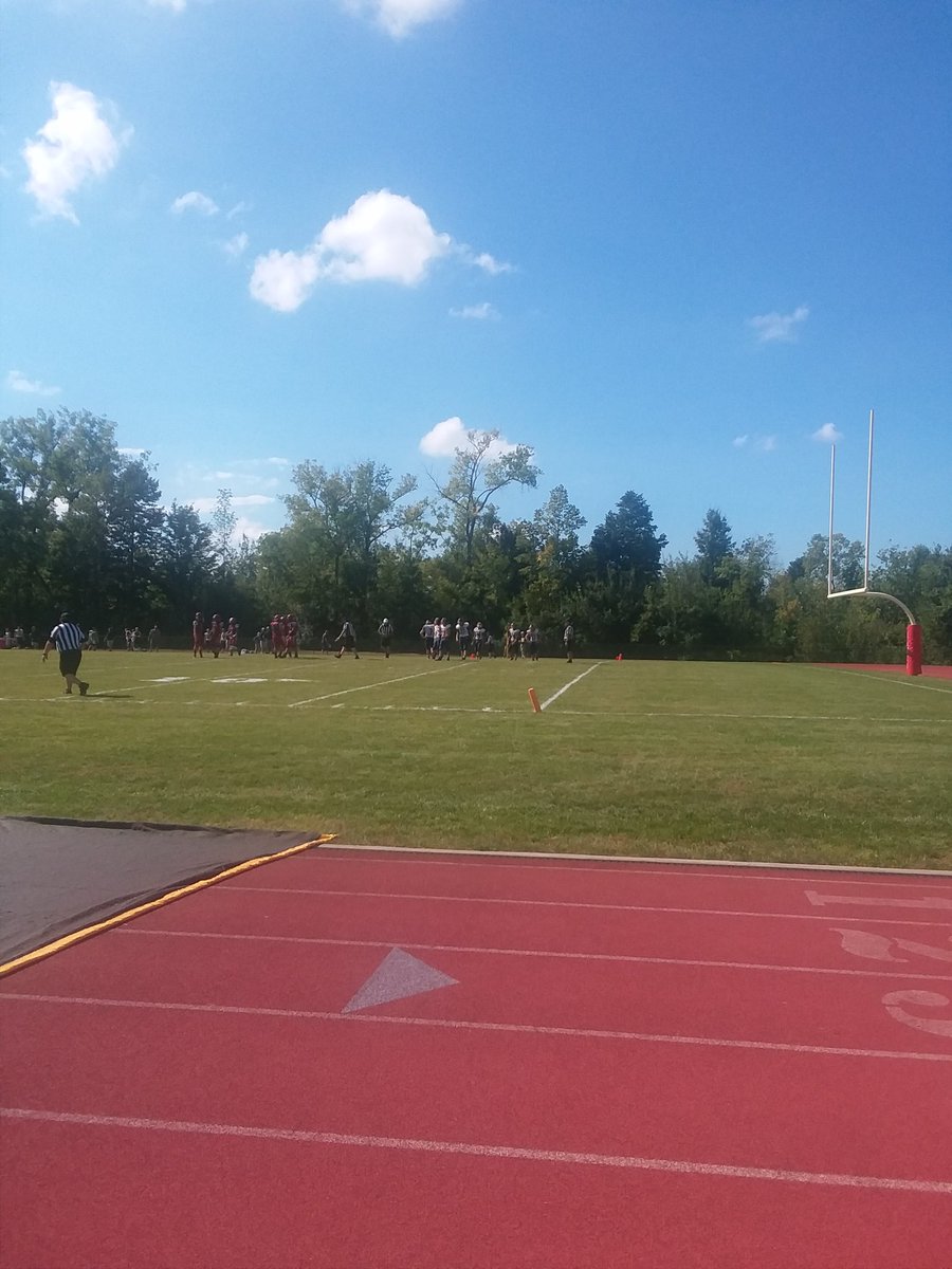 8 man football Whitman vs. Holley boy is it hot!
