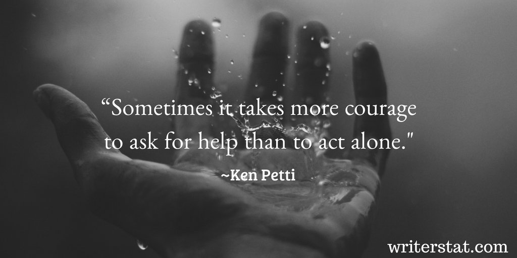 WrtrStat's tweet photo. Never be afraid to ask questions or seek help from other writers. Every question you ask is you investing in your writing future. - Joy @joydfanning #amwriting Keep Writing. https://t.co/SNbWnA1VES