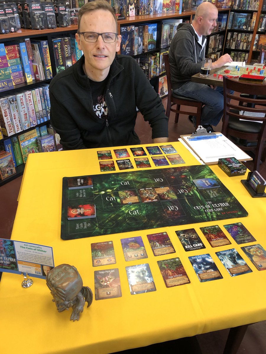 playtestNW's tweet image. Come play with us at #AroundTheTable Gamers Pub. An afternoon of playtesting with local game designers. #Brains, #CatsOfUlthar, #Panorama. @rttgamepub @_dailymagic_ @WDavidMac @playtestNW