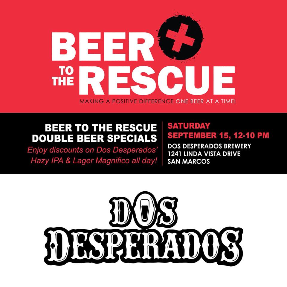 It is easier to drink a beer than to curse the heat. Let us all adopt that sage advice over at <a href="/dosdesperados/">Dos Desperados Brewery</a> where the Lager Magnifico will flow like wine in benefit of <a href="/LupusSoCal/">LupusSoCal</a>