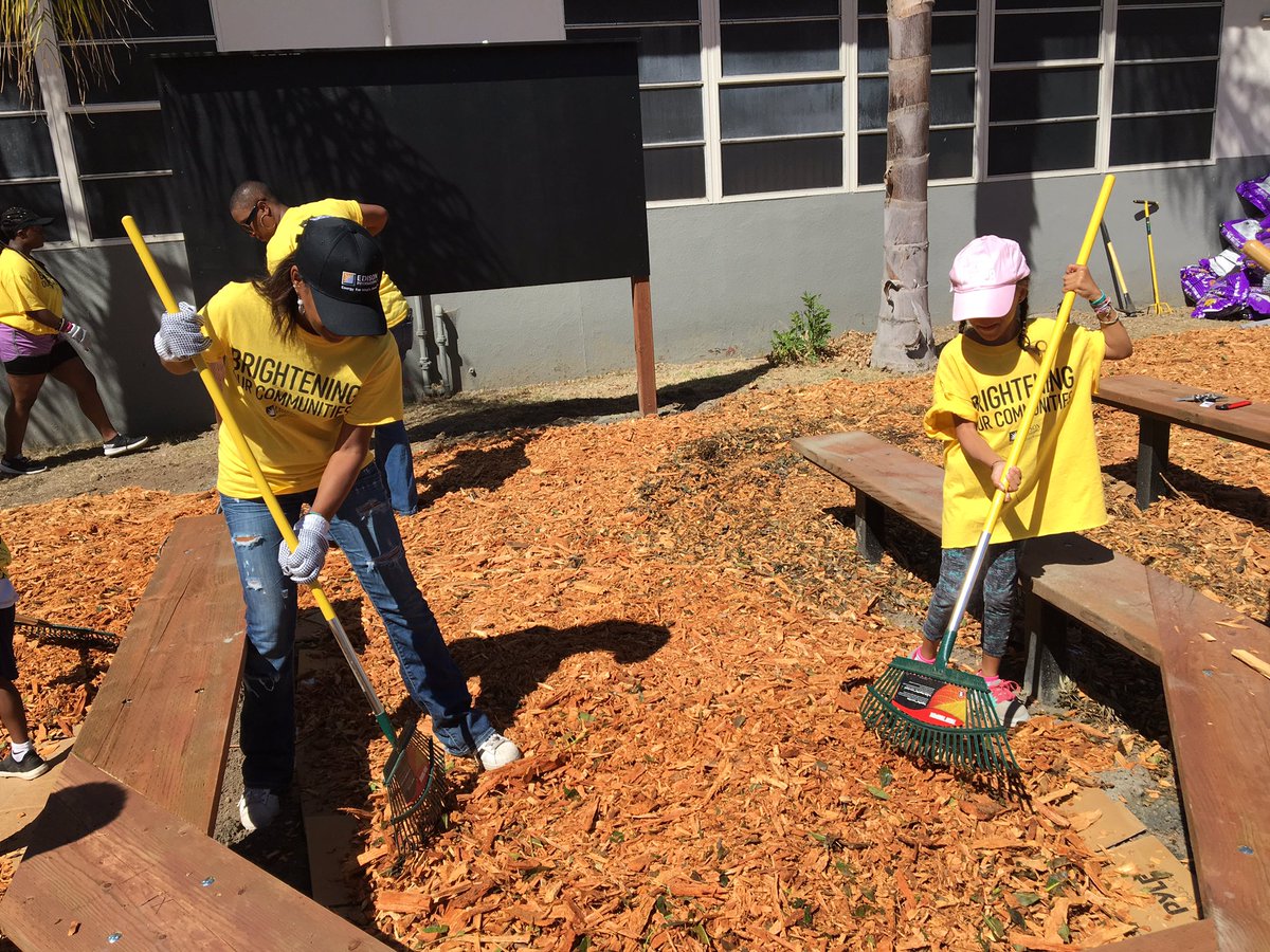 Remember! Safety First! When gardening, it is important to wear comfortable clothes (like our Yellow T-Shirt!), closed-toed shoes, sunscreen, hat or visor, gloves, and most of all, drink plenty of water to stay hydrated. At <a href="/SCE/">SCE</a>, Safety is always No. 1!