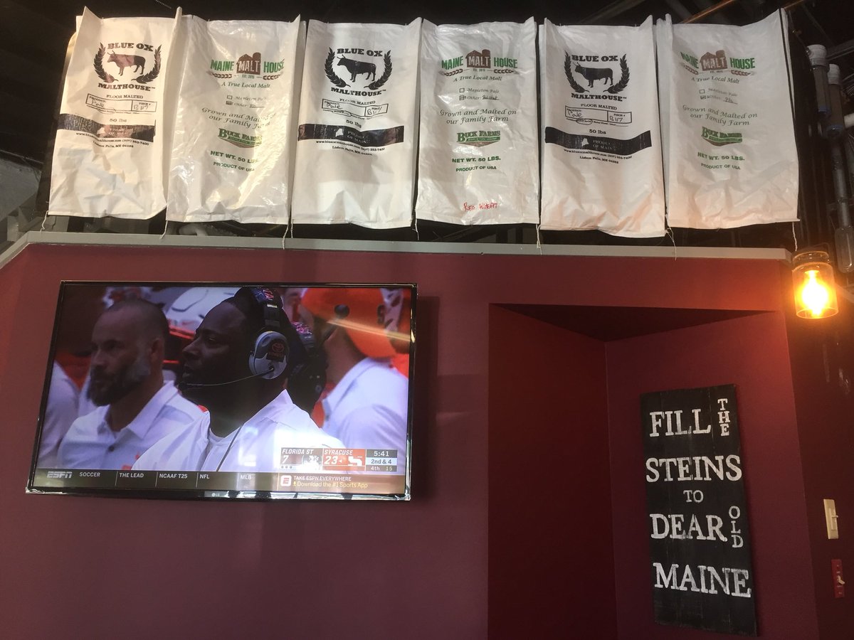 Respect to our locally sourced malt suppliers <a href="/Blueoxmalthouse/">BlueOxMalthouse</a> &amp; #mainemalt house.
#mainebeer #maine #CraftBeer