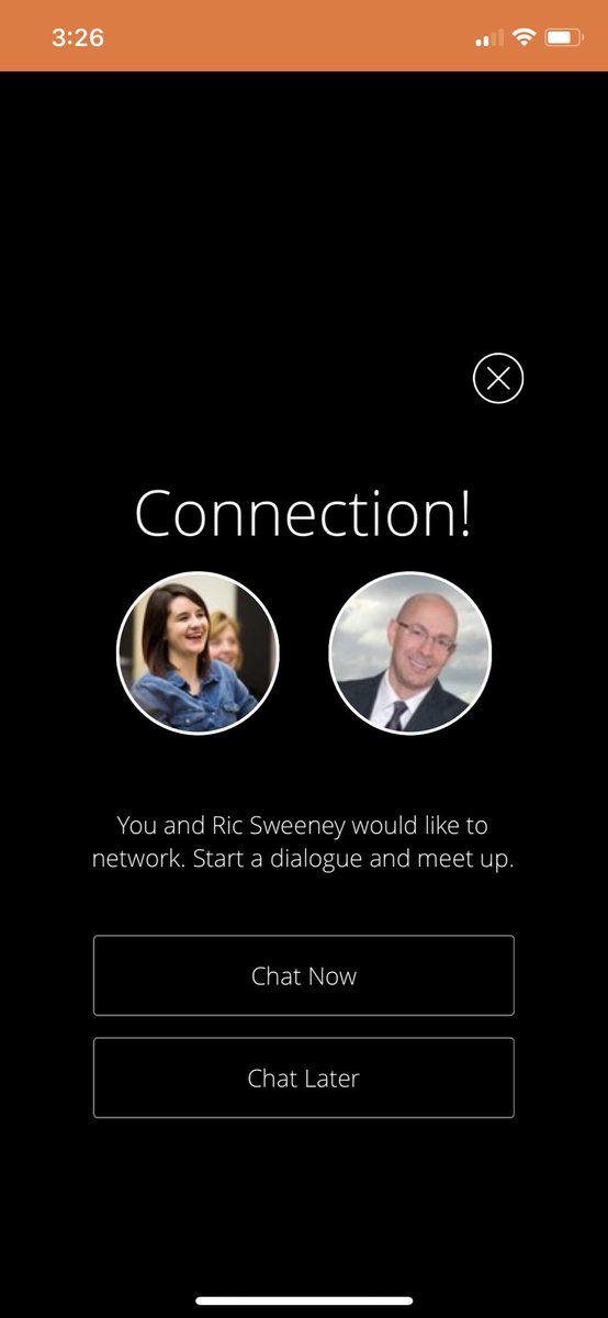 SuzanneBuzek's tweet image. Love playing around with the #AMAIgnite app! Especially when I connected with @ricsweeney after ‘swiping right’!👉🏼

If you’re attending the @AMACincinnati conference on Friday. Download the app! Search ‘ama ignite’ wherever you get your apps📲💥