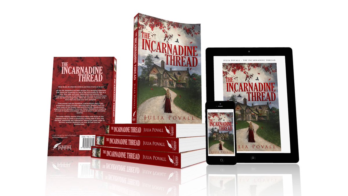 JuliaPovall's tweet image. An historical novel of epic proportions spanning the decades of the Russian czars to life in pre-war Venice and Britain. Follow the bloodline as Madeleine’s family escape persecution.#robbierinder #WDYTYA #Jewishpogroms