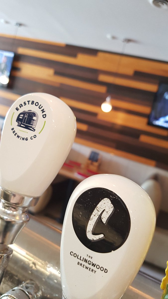 Coupla beauty #GuestTaps pouring this weekend. On #GuestTap1 from <a href="/EastboundBeer/">Eastbound Brewing Co</a> you'll find the return of Full Dunkel Jacket and on #GuestTap2 is the refreshing Downhill Pale Ale from <a href="/CollingwoodBeer/">The Collingwood Brewery</a>. As always, we pour a true 20oz pint! #OntarioCraftBeer #YongeAndLawrence