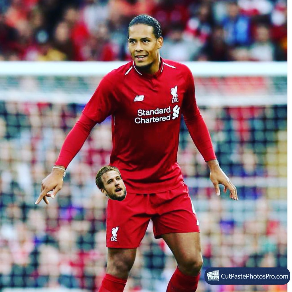 ButterworthGolf's tweet photo. Has anyone seen @HKane ? Last seen climbing into @VirgilvDijk โs pocket at 12:31 - if seen please phone 0800 21 21 21 #PrayForKane https://t.co/UYmt0zNqGl