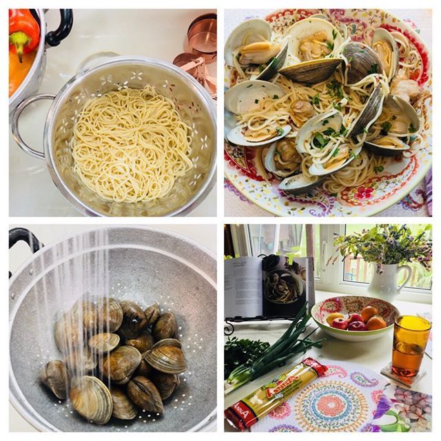 Gypsisoul1111's tweet photo. #pastaallavongole #recipeday @Wolfiesmom https://t.co/ZXV7qrSXQ9 https://t.co/H72PxhuMZ0
