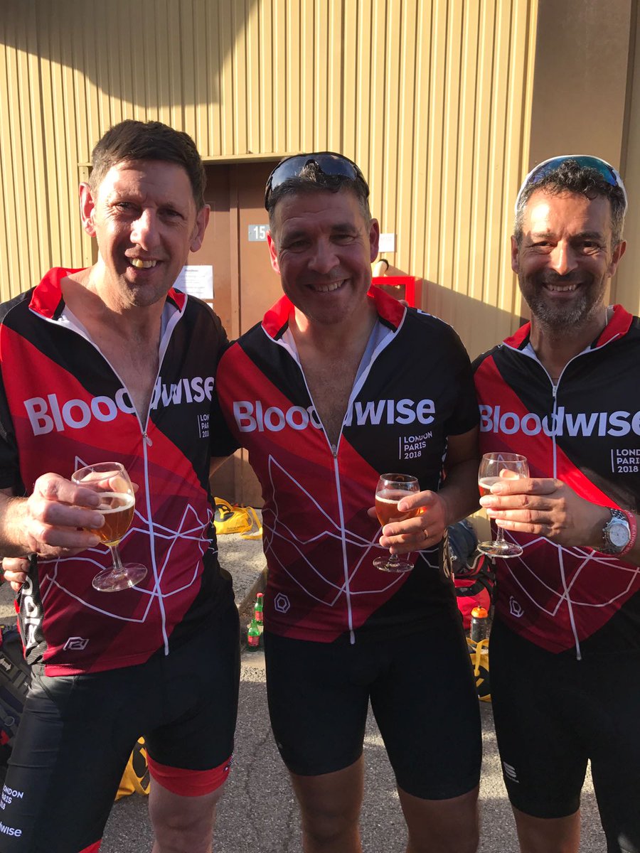 KenAdamsLBS's tweet photo. 74 miles - Abeville to Beauvais #rollondayfour #parisherewecome #beatingbloodcancer @bloodwise_uk https://t.co/dSaW5W1tCA