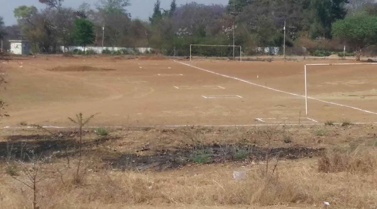 NUSTtalks1's tweet photo. ... for example, will this recreational soccer field be replaced, if it wasn't fit for development.   what changed now? @ZBCNewsonline @TeamZinasuNust @teamZICOSU @ONM2018 https://t.co/WkCYWGG8a6