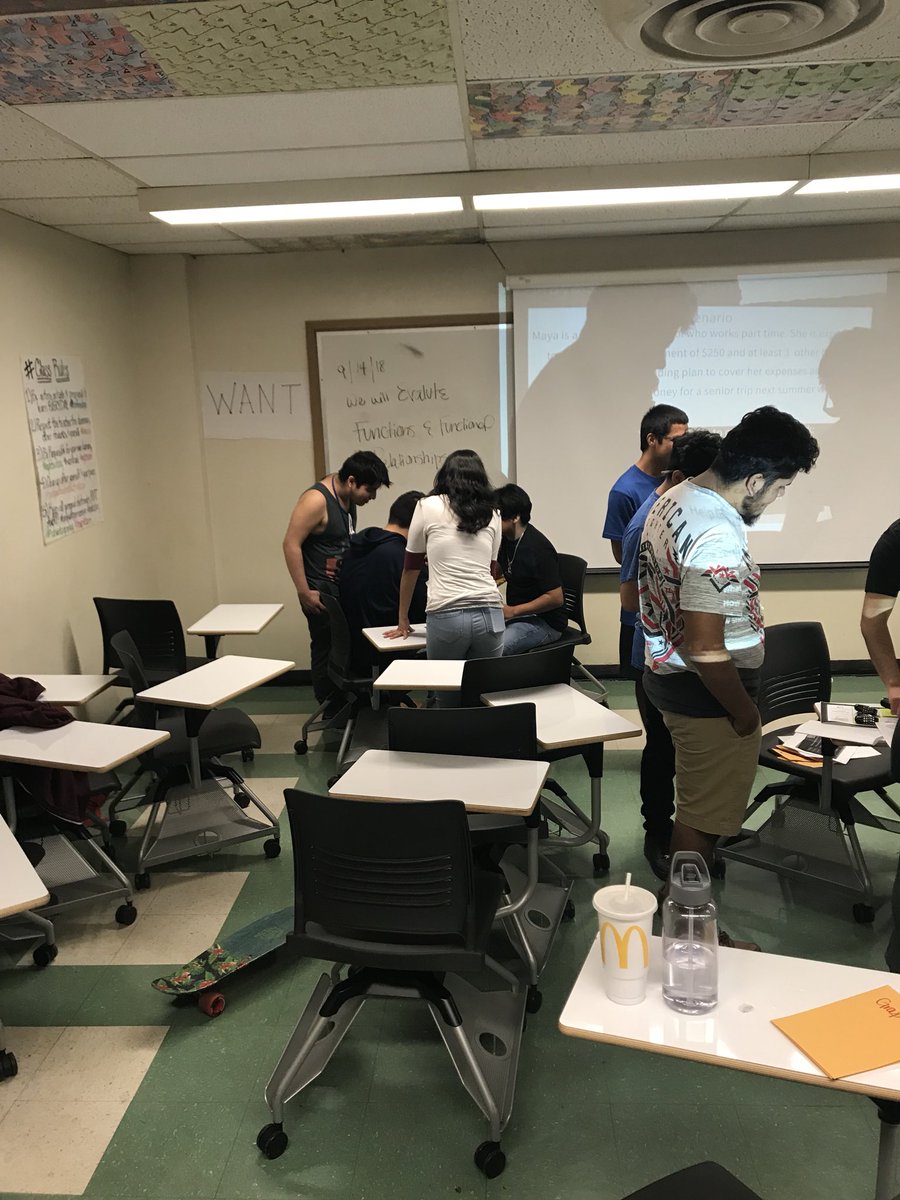 CoachKatieKeith's tweet photo. JJP Financial Math finishing up a long week goal setting with a Spending Plan Scavenger Hunt/Break Out to learn how to bring our financial goals to action! #RisdConnects #WeArePearce #PHSMath #betterlatethannever https://t.co/199HzlMKuP