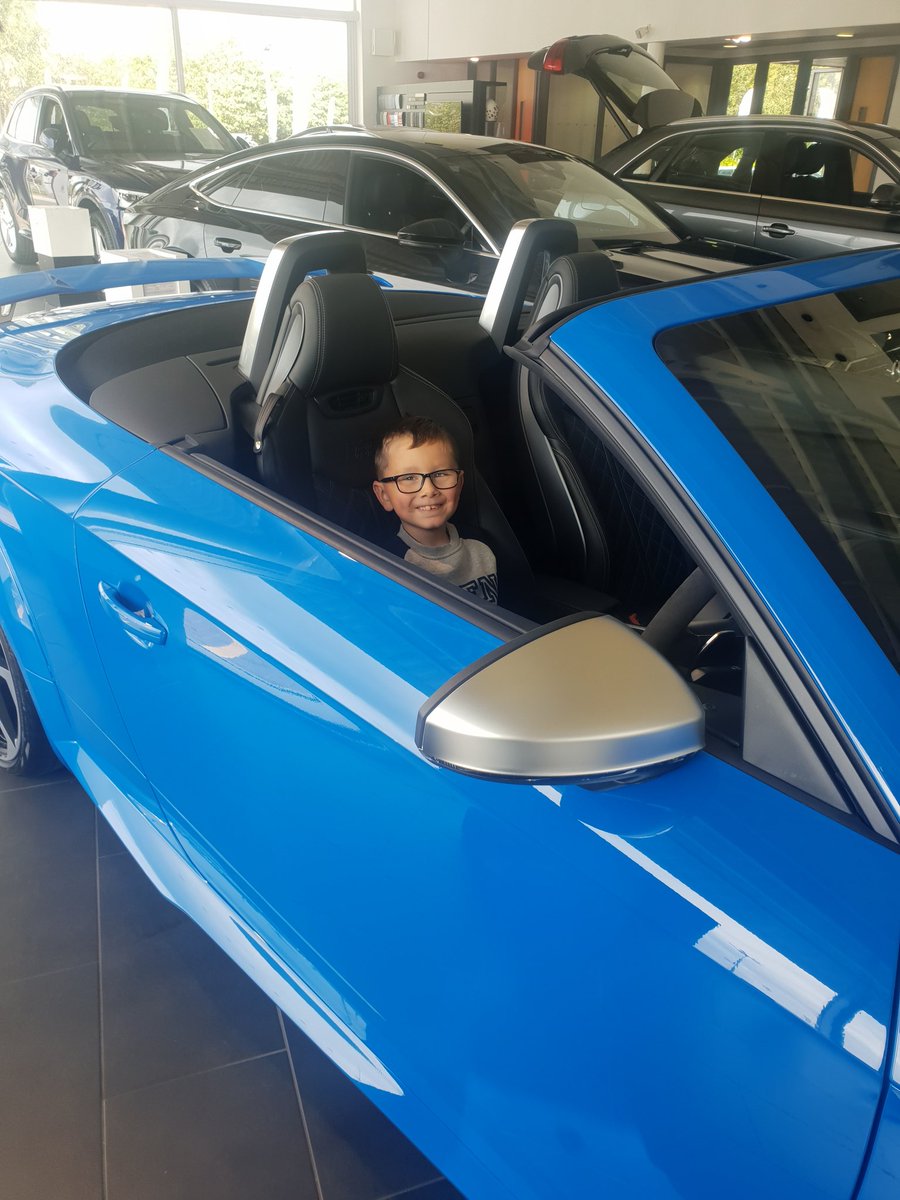 monkey2712's tweet image. Car shopping with my boy #brooklyn  #cars #Audi new car to be delivered soon