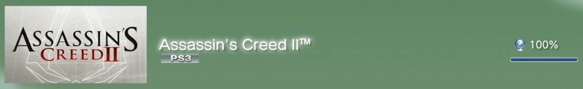 LadyUraniya's tweet photo. 🏆🏆🏆 Platinum 58 - Assassin's Creed 2 🏆🏆🏆

#PlatinumTrophy  #PS3 #AssassinsCreed2 #Платина https://t.co/QVnKnrIjAP