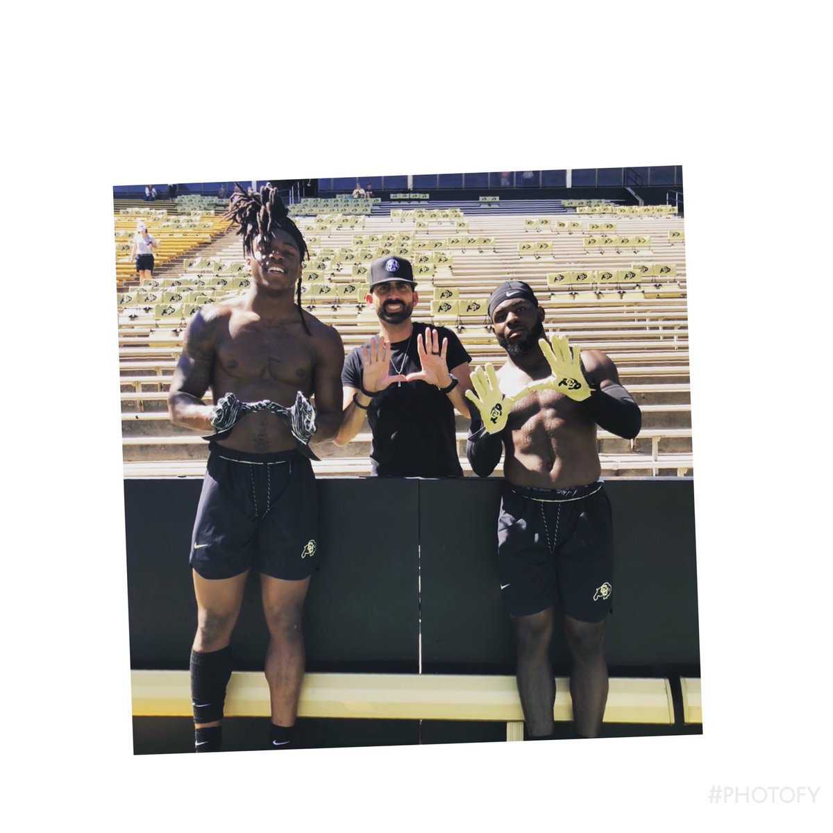 GetFitwSimmons's tweet image. It’s all about that #DeSotoU 🏈 Proud to watch our boys in Colorado today. #GoBuffsGo