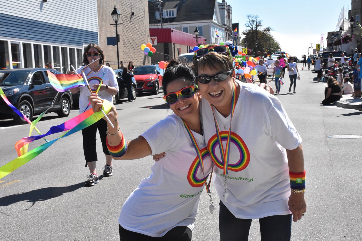 Aside from all of the colours, smiles &amp; participants....Some fav messages spotted during the Yarmouth Pride Parade: 
• Closets are 4 clothes 
• Proud mom 
• Love is love 
• You are safe here.
We've posted lots of parade photos on our website.