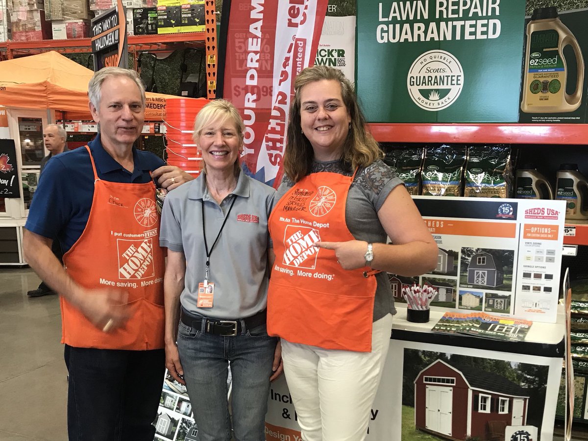 TuffShedMel's tweet photo. 🦸‍♀️SUPER day @HomeDepot  4135 driving #installedservices  
Special thanks to #Chuck 🦸‍♂️4 putting together a GR8 event! 
#fillingthepipeline @M_Konopski @stephanie101312 @jillboyd2222 @Roseemily23 @Joepratt35 https://t.co/lrn1T8uYJg