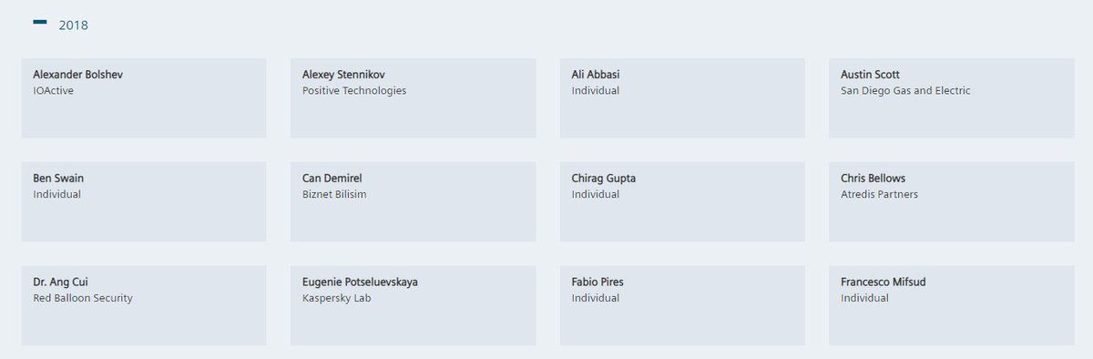 Some Hall of Fame action with <a href="/fabiopirespt/">Fábio Pires</a> in the past couple of months :D including <a href="/Microsoft/">Microsoft</a> <a href="/Siemens/">Siemens</a> &amp; <a href="/Dell/">Dell</a>

siemens.com/global/en/home…
microsoft.com/en-us/msrc/res…
dell.com/learn/nz/en/nz…
doc.arcgis.com/en/trust/secur…
myob.com/au/about/secur…
acquia.com/solutions/secu…