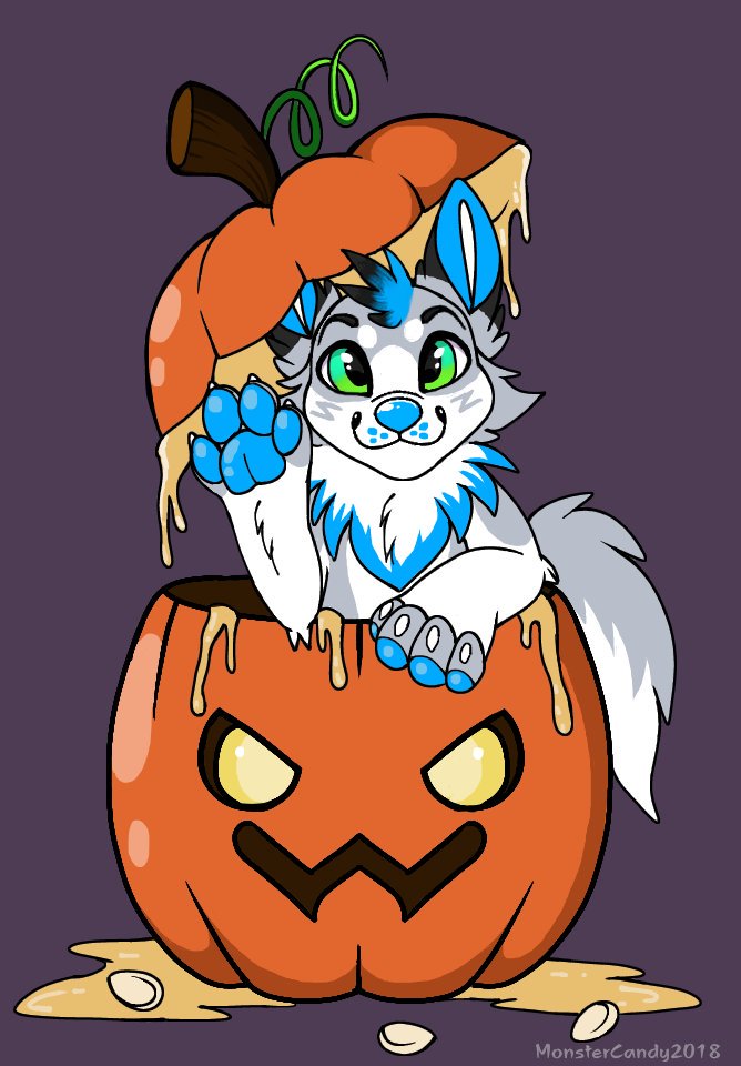 WyldJasper's tweet image. Pup-kin! 🎃🐕

Art by MonsterCandy! #howlween