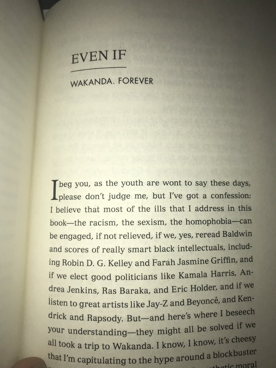TraceyTodd's tweet photo. Hey @MichaelEDyson ! Just finished your book #WhatTruthSoundsLike and it was amazing! It really is the perfect book to capture the zeitgeist. That last chapter though....PHENOMENAL! #WakandaForever https://t.co/ovE7KjSCXz