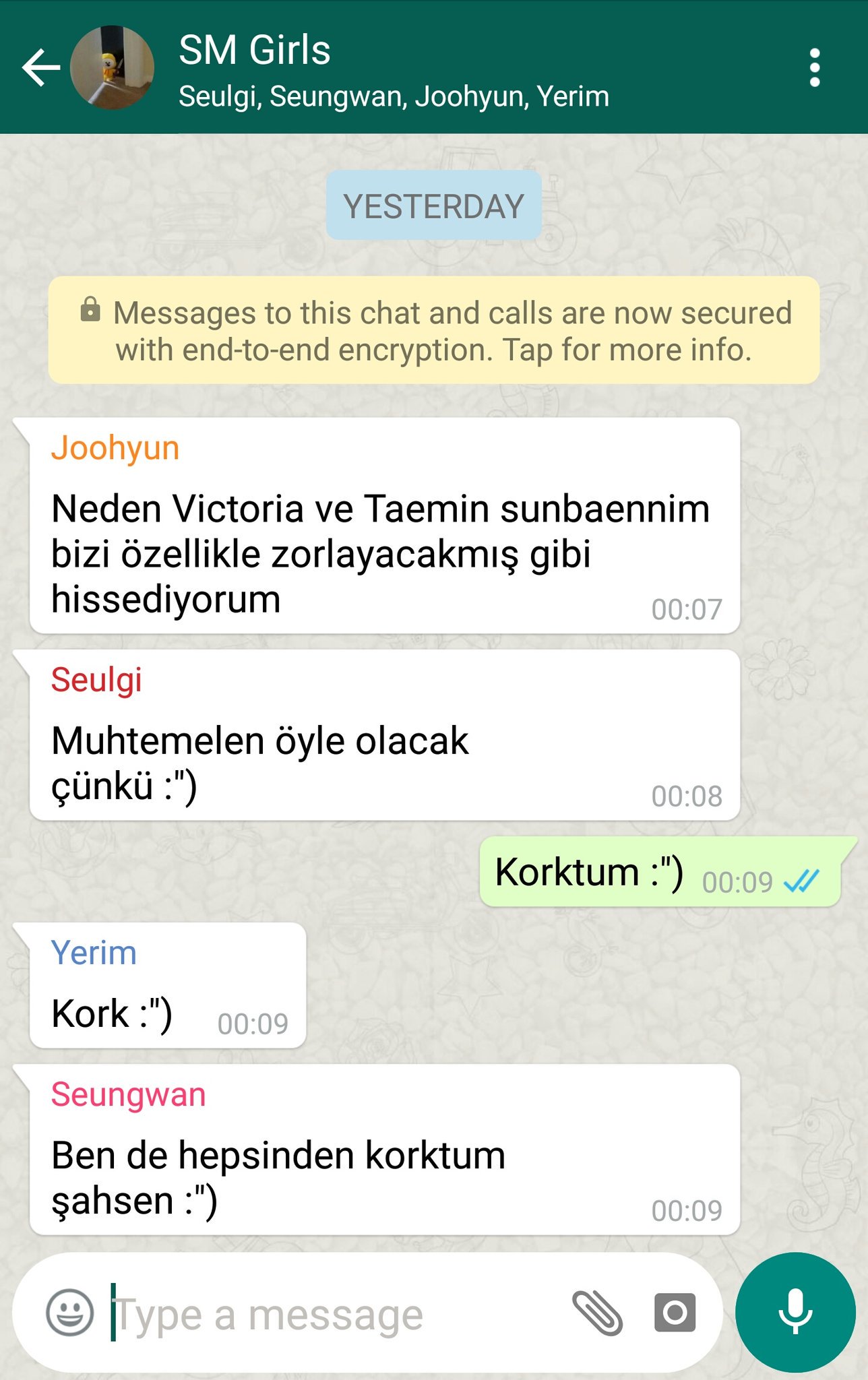 Vatsap yazişmalari 2