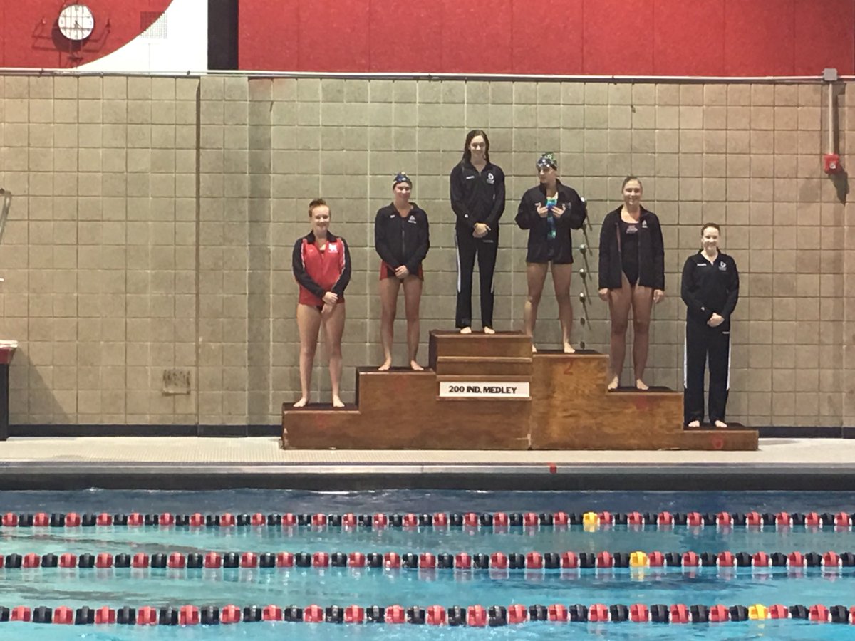 Shannon Kelley with a fifth place finish at the Fort Dodge Invite. Strong swimming Lions.