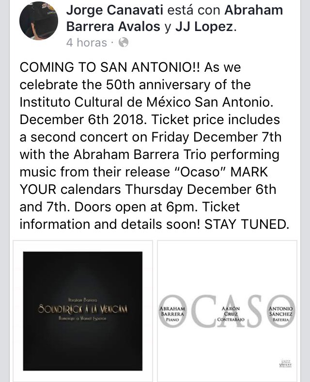 Una grata invitación de San Antonio Texas, aquí  les comparto con mucho cariño. ¡Enhorabuena!