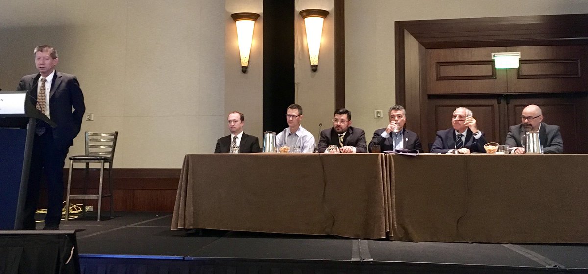 ELSOOrg's tweet photo. #ELSO2018 #ECPR Different Models Session #ELSOOrg Speakers are ready for discussion @edecmo @asaiojournal #EuroELSO Y.S. Chen, J. Bartos, M. McMullan, A. Rojas-Peña, @drbellezzo Joe Bellezzo https://t.co/8euBo98Pxu