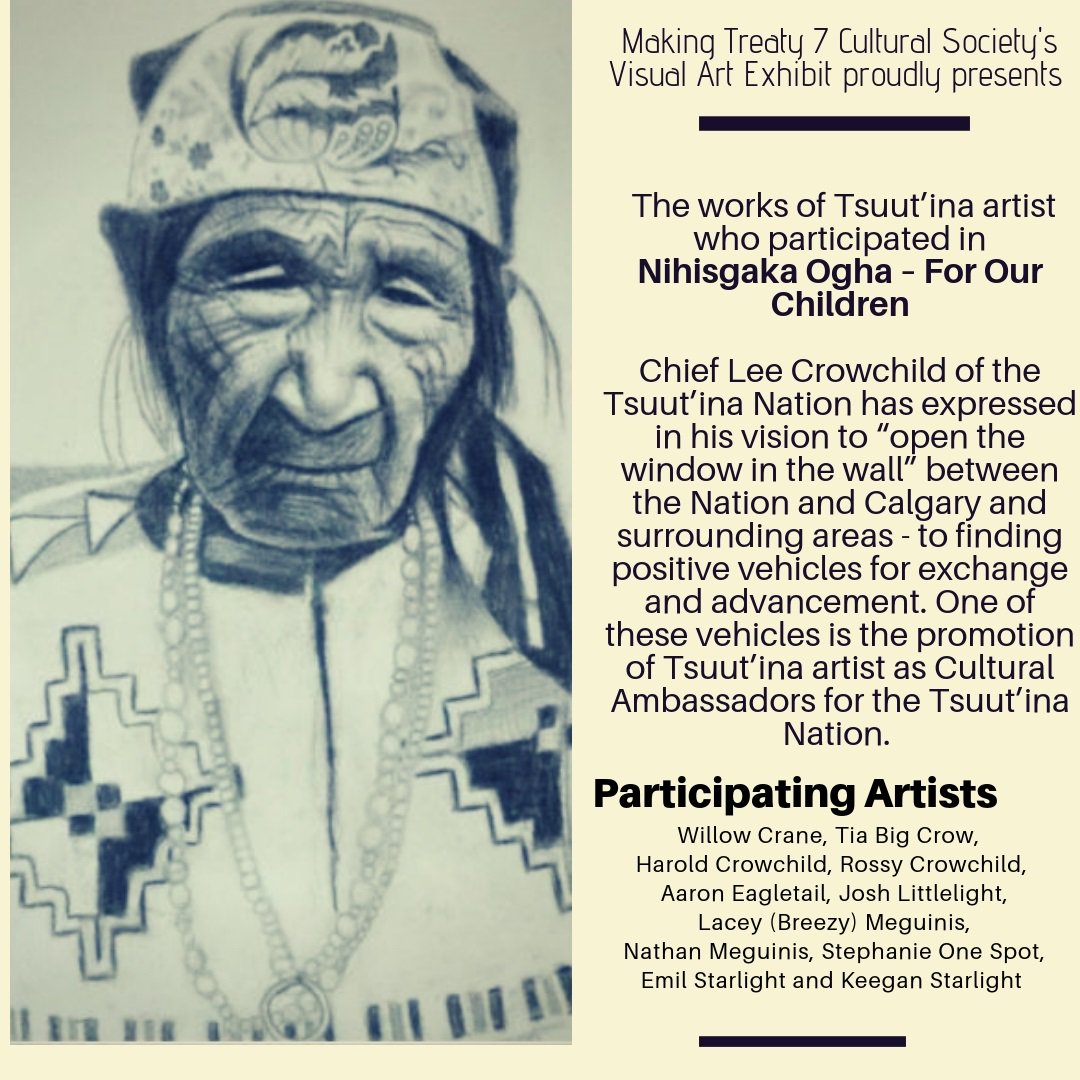MakingTreaty7's tweet photo. Check out the MT7 Visual Arts Exhibit staring this Monday on the
First Floor of cSPACE from 8 AM to 8 PM
Free to the public #MT72018 https://t.co/JVPTDecde4