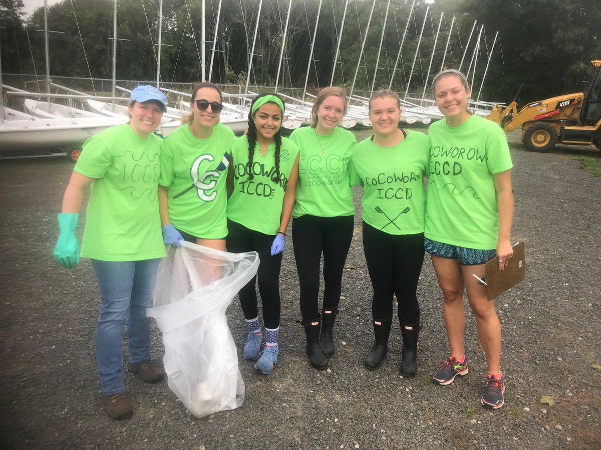 CoCoWoRow's tweet image. How we spent the morning:  Cleaning up the Thames River and Mamacoke Island in honor of International Coastal Cleanup Day!   #CoastalCleanupDay #2018CleanUp #oceanconservancy @CamelAthletics