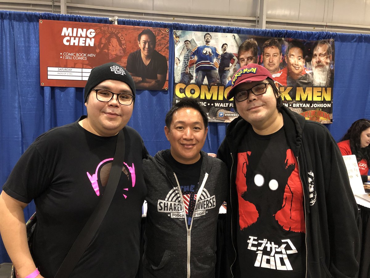 Glad I got to meet @mingchen37 for the second time! @SaskExpo #comicbookmen