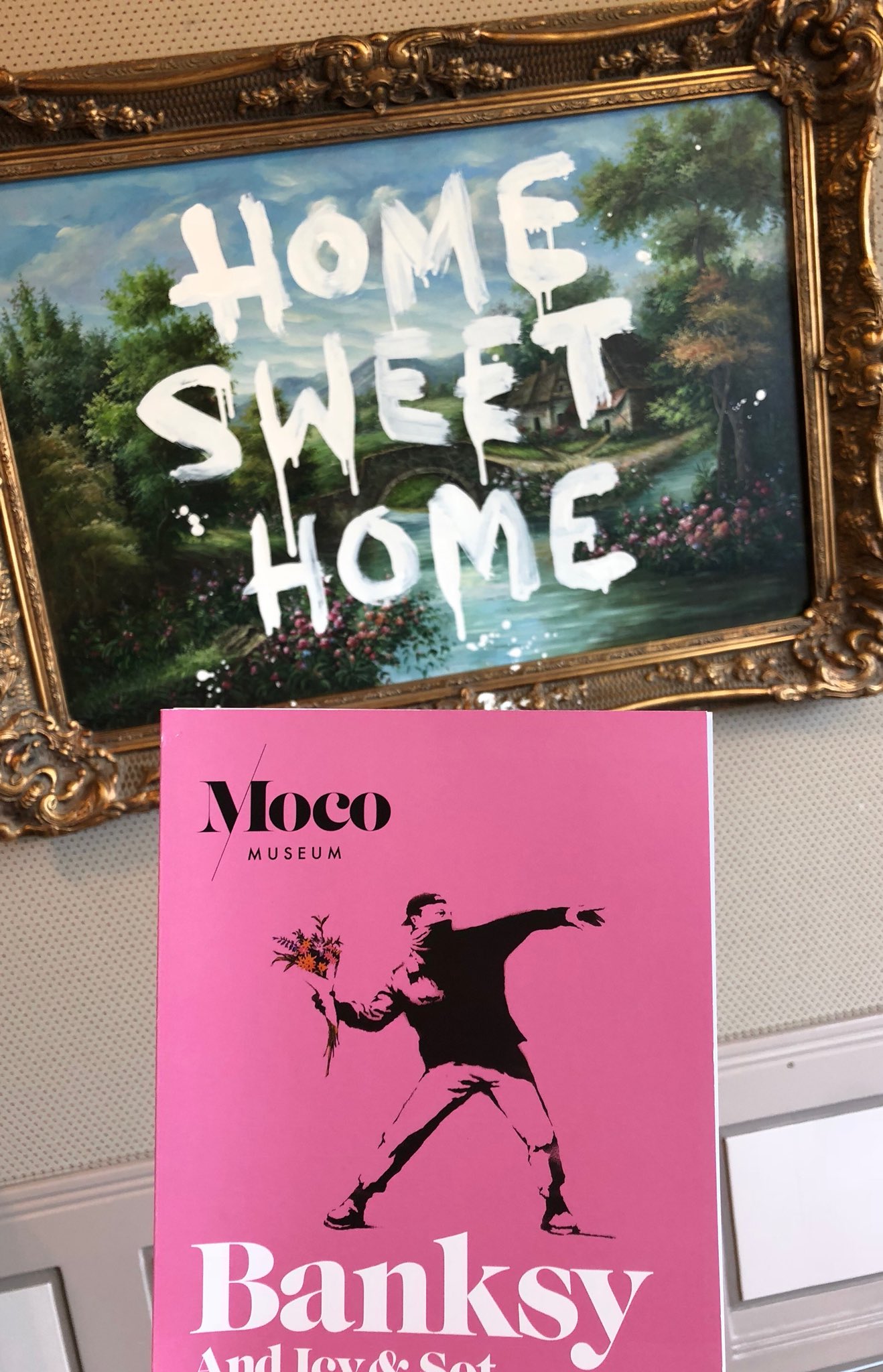 Banksy ポスター HOME SWEET HOME Moco museum