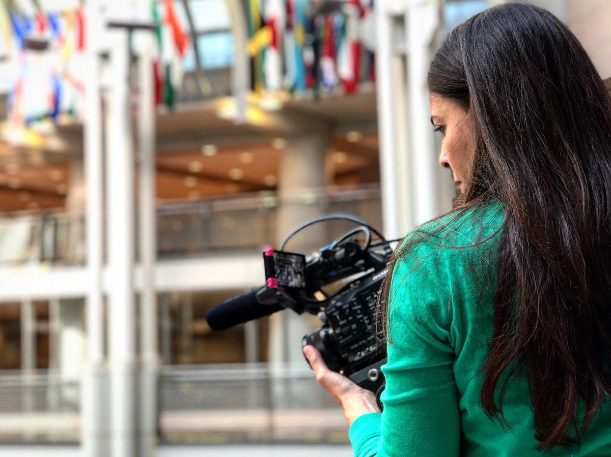 Director Amy Marquis filming the Aid and International Development Forum - AIDF Global Summit at the Ronald Reagan Building in Washington D.C. - #ramroglobal #AIDFGlobal