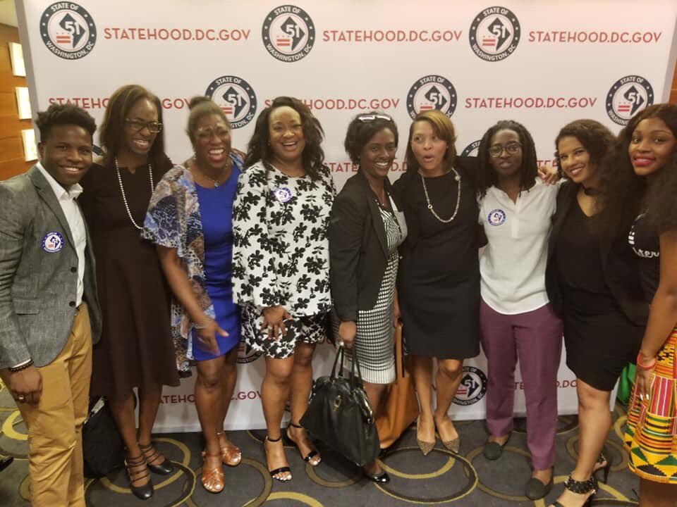 DCYouthMayors's tweet photo. DC Youth Mayors celebrate Congressional Black Caucus Weekend at the Annual Legislative Conference. What a honor! #CBCFALC2018 #CBC18 https://t.co/Il25cBrAcQ