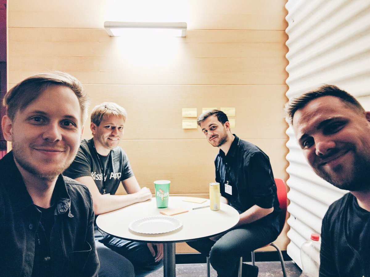 mattkoslowski's tweet image. Excited to be back at @hackzurich and even more about seeing the faces of @AndreJan90 @denwehrle &amp;amp; @oliverDOTNET all the time. #HoloBrigade #Reunion #HackZurich