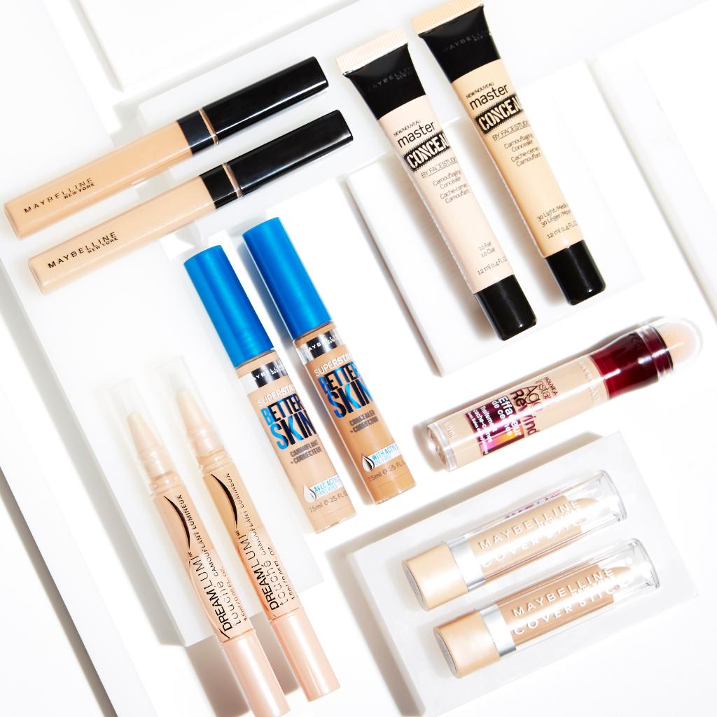 Maybelline's tweet photo. Our secret weapon for a flawless finish? Concealer, of course! Which one is your favorite and how do you use it? https://t.co/7iLvMtGwDc #mnyconceal https://t.co/ZNBbLgLe0Y
