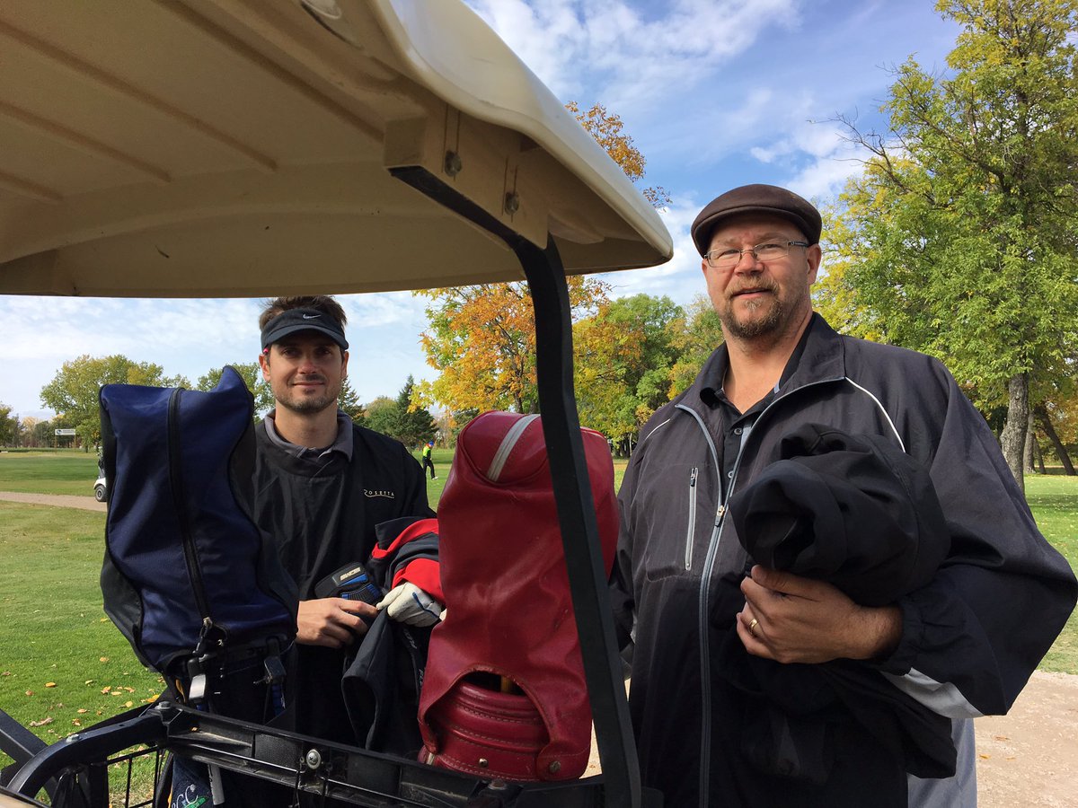 DauphinCoop's tweet photo. Thank you to all the contractors that braved the cooler temperatures to come out to the Contractor's Choice Golf Tournament at the @DauphinLakeGolf Resort today! Special thanks to the Hole Sponsors #AllFabBuildingComponents, #Timberfab, and #IKO & the prizes from them! https://t.co/WTZ2ywtCEu
