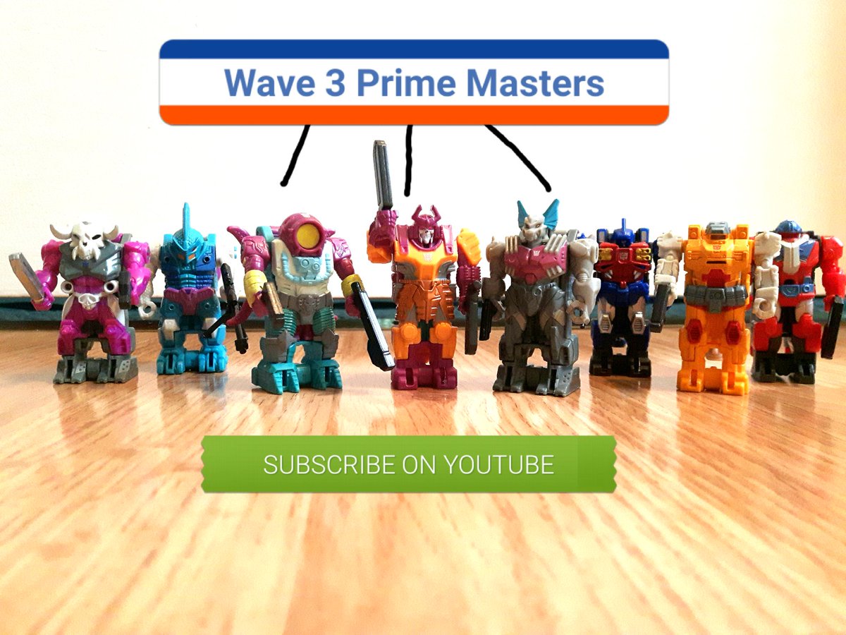 DennisMoulton1's tweet photo. #transformers #Poweroftheprimes w3 #primemasters and custom accessories - includes #solusprime with (my favorite) #octopunch, #quintusprime with #bludgeon and #megatronus with #bombburst. Check #youtube and please SUBSCRIBE and support #smallyoutubers- https://t.co/moI1uEP2UJ https://t.co/gVFrjHUcZC