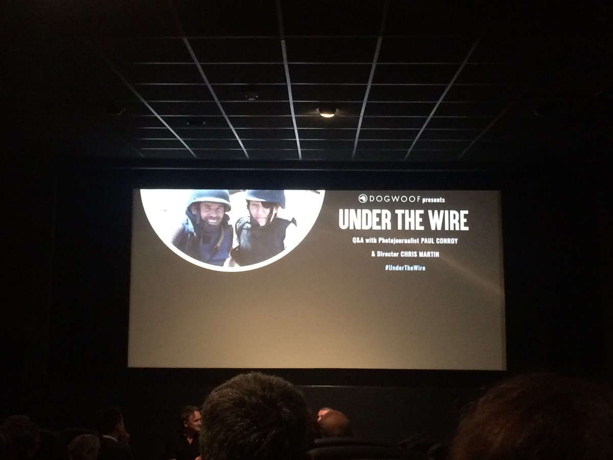 #UnderTheWire ⁦@Dogwoof⁩ one of the most emotional documentaries I have ever watched. Paul Conroy is incredible