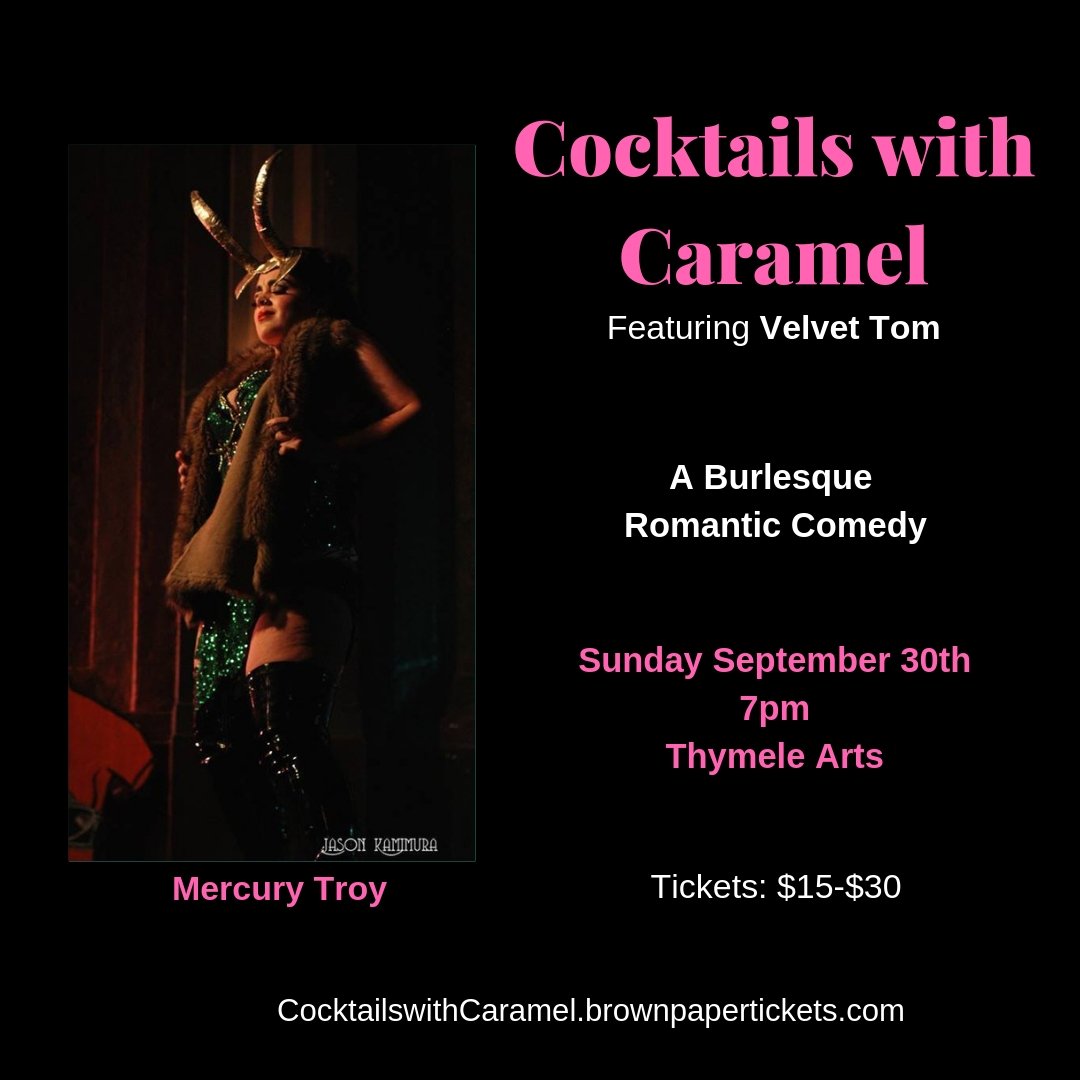 Calling all superheroes!  #LadyLoki has been spotted in #losangeles Rumor has it she may try to crash #CocktailswithCaramel Sunday September 30th at Thymele Art at 7pm #burlesque #nerdlesque #comedy #variety  #improv #thingstodoinla ow.ly/9qqc30lKjRm