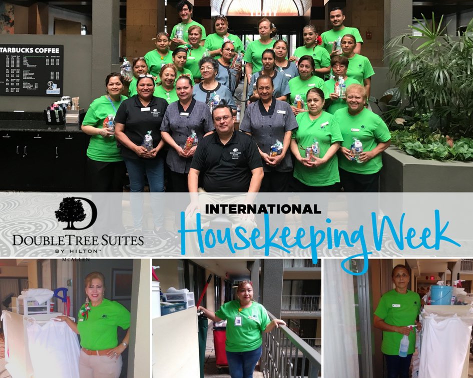 DoubleTreeRGV's tweet photo. Celebrated Housekeeping Week @DoubleTreeRGV!! https://t.co/6BXRuCf8Md