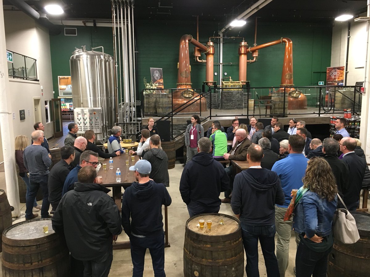 Stop #3: Caledonia Brewery and Distillery! <a href="/WCBreweryTours/">WestCoastBreweryTour</a> #GTAPM2018